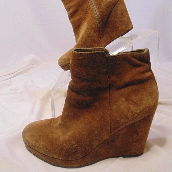 Via Spiga Shoes - Via Spia Ankle boots Tan suede 9.5